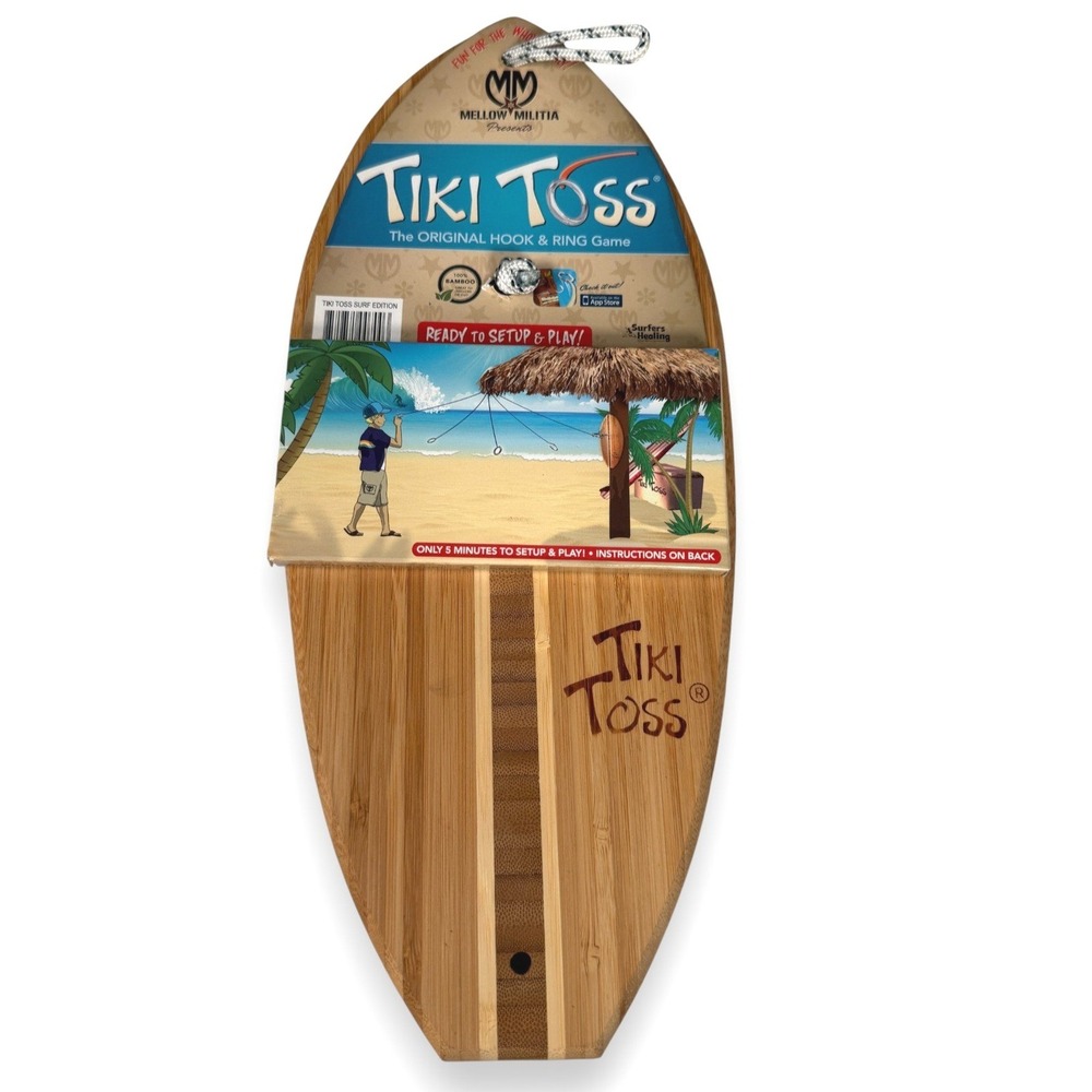 Tiki Toss Game -The Original Hook And Ring Game by Mellow Militia‎